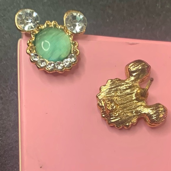 💫ARETES DE FANTASÍA 💫DIAMANTES YPIEDRA VERDE 💫FANTASIA 💫 - Picture 4 of 6